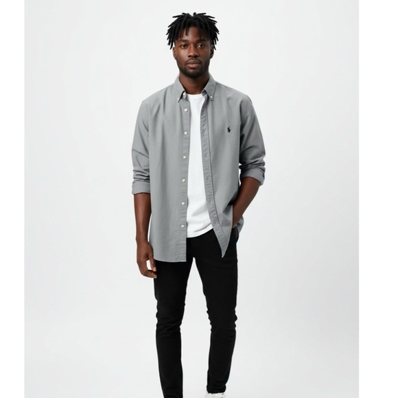 Ralph Lauren Other - Ralph Lauren Gray Casual Button Down Shirt